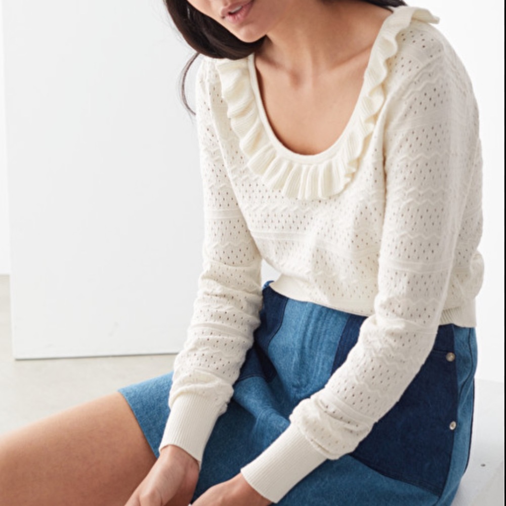 & Other Stories Knitted Sweater size Large